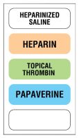 6-label Anesthesia Sheet - Multi