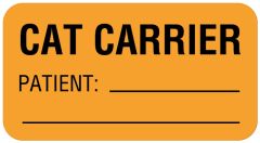 CAT CARRIER PATIENT Communication Label 1-5/8" x 7/8"