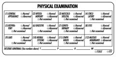 Examination Record Label, 4" x 1-7/8" ULAN319