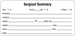 Examination Record Label, 4" x 1-7/8"