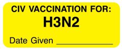 VAC CIV H3N2 Label, 2-1/4" x 7/8"