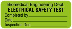 Electrical Equipment Safety Label - ULBE269