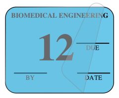 Biomedical Engineering Inspection Label - 1-1/4" x 1",ULBE300A12