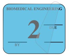 Biomedical Engineering Inspection Label, 1-1/4" x 1" - ULBE300A2