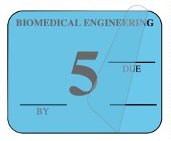 Biomedical Engineering Inspection Label, 1-1/4" x 1" - ULBE300A5