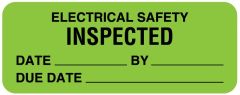 Electrical Equipment Safety Label - ULBE361