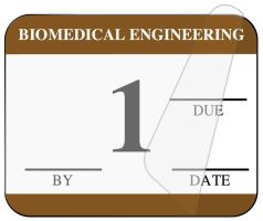 Biomedical Engineering Inspection Label, 1-1/4" x 1" - ULBE4001L
