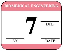 Biomedical Engineering Inspection Label - 1-1/4" x 1"
