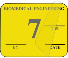 Biomedical Engineering Inspection Label, 1-1/4" x 1" - ULBE400A7