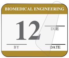Biomedical Engineering Inspection Label, 1-1/4" x 1" - ULBE4012L