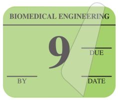 Biomedical Engineering Inspection Label, 1-1/4" x 1" - ULBE500A9