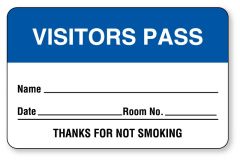 Name Badges, 2-3/4" x 1-3/4" - Dark Blue