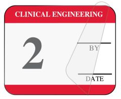Clinical Engineering Inspection Label, 1-1/4" x 1" - ULCE4002L