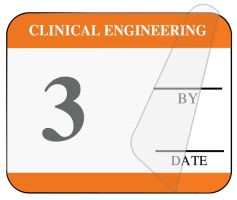 Clinical Engineering Inspection Label, 1-1/4" x 1" - ULCE4003L