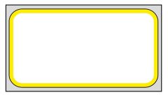 Direct Thermal Printer Label, 1" Core, 2-1/4" x 1-1/4" ULDP3122YL