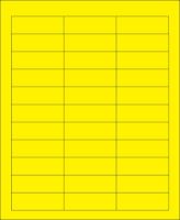 Laser Printer Label, 1" x 2-5/8"