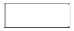 Direct Thermal Printer Label, 1" Core, 2" x 3/4"  
