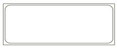 Direct Thermal Printer Label, 1" Core, 4" x 1-1/2"