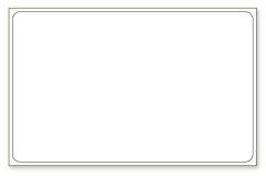 Direct Thermal Printer Label, 1" Core, 4" x 2-1/2"