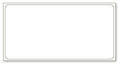 Direct Thermal Printer Label, 4" x 2"