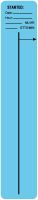 IV Drop Meter Label, 1" x 5-1/2"