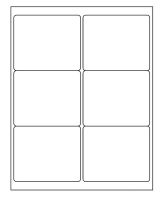 Laser Printer Labels, 4" x 3-1/3"