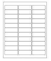 Laser Printer Labels, 2-5/8" x 7/8"