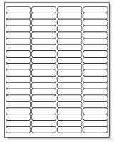 Laser Printer Label, 1-3/4" x 1/2"