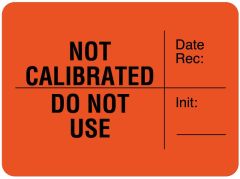 Calibration Label, 1-3/4" x 1-3/4" - ULLR306