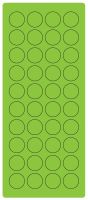 3/4" Fl. Green Laser Sheet, 4" x 9 1/2 