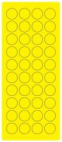 3/4" Fl. Yellow Laser Sheet, 4" x 9" ULPL410FY