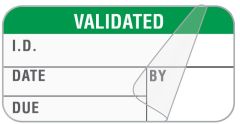 Validation Label, 1-1/2" x 3/4"