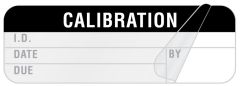 Calibration Label, 1-1/2" x 1/2"