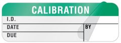 Calibration Label, 1-1/2" x 1/2" - ULQA633