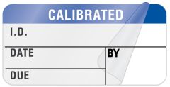 Calibration Label, 1-1/2" x 3/4" - ULQA649