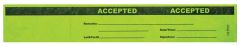 ACCEPTED Tyvek Status Band,12" x 2"