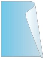 Colored Unishield Label Protector, 2-1/2" x 1-1/2"