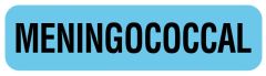 Vaccine Label, Meningococcal, 1-1/4" x 5/16"