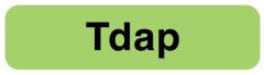 Vaccine Label, Tdap, 1-1/4" x 5/16"