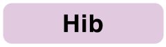 Vaccine Label, Hib, 1-1/4" x 5/16"