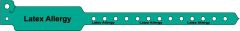 Adult Patient Identification Plastic Alert Band - Green