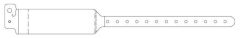Adult Patient Identification Cover Seal Wristband, 11-3/4" x 1-1/4"