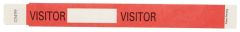 Tyvek Visitor Wristband - Red