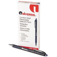 0.7 mm Fine Point Comfort Grip Ballpoint Pens, Blue