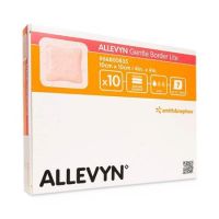 Allevyn Gentle Border Lite Dressing, 4" x 4" UTD66800835H