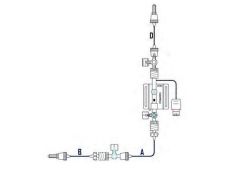 TruWave Disposable Pressure Transducer with Bonded 1-Way Shutoff Stopcock, Vent Stopcock/