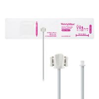 FlexiPort Soft Disposable Blood Pressure Cuff with Male Screw Connector, 1-Tube, High-Pressure, Size Small Child
