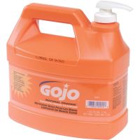 GOJO Natural Orange 1 Gallon Pump Bottle - 4 Bottles/Case 0945-04