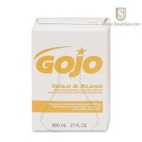 GOJO Antimicrobial Lotion Box Soap 800 mL Refill - 12 Refills/Case 9127 12
