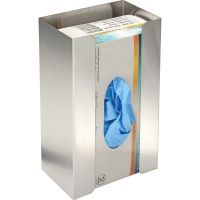 Global Industrial Single Stainless Steel Glove Box Holder, 6-1/4"W x 4"D x 10"H